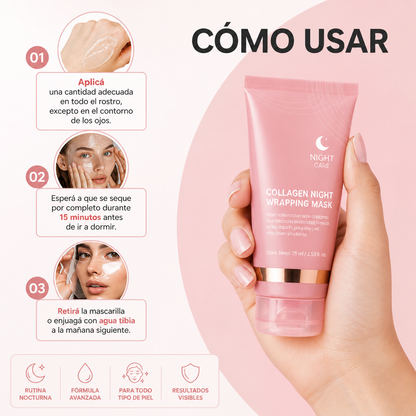Glowy Night® Mascarilla de Colágeno