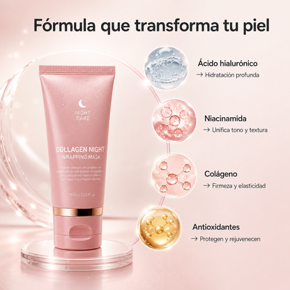 Glowy Night® Mascarilla de Colágeno